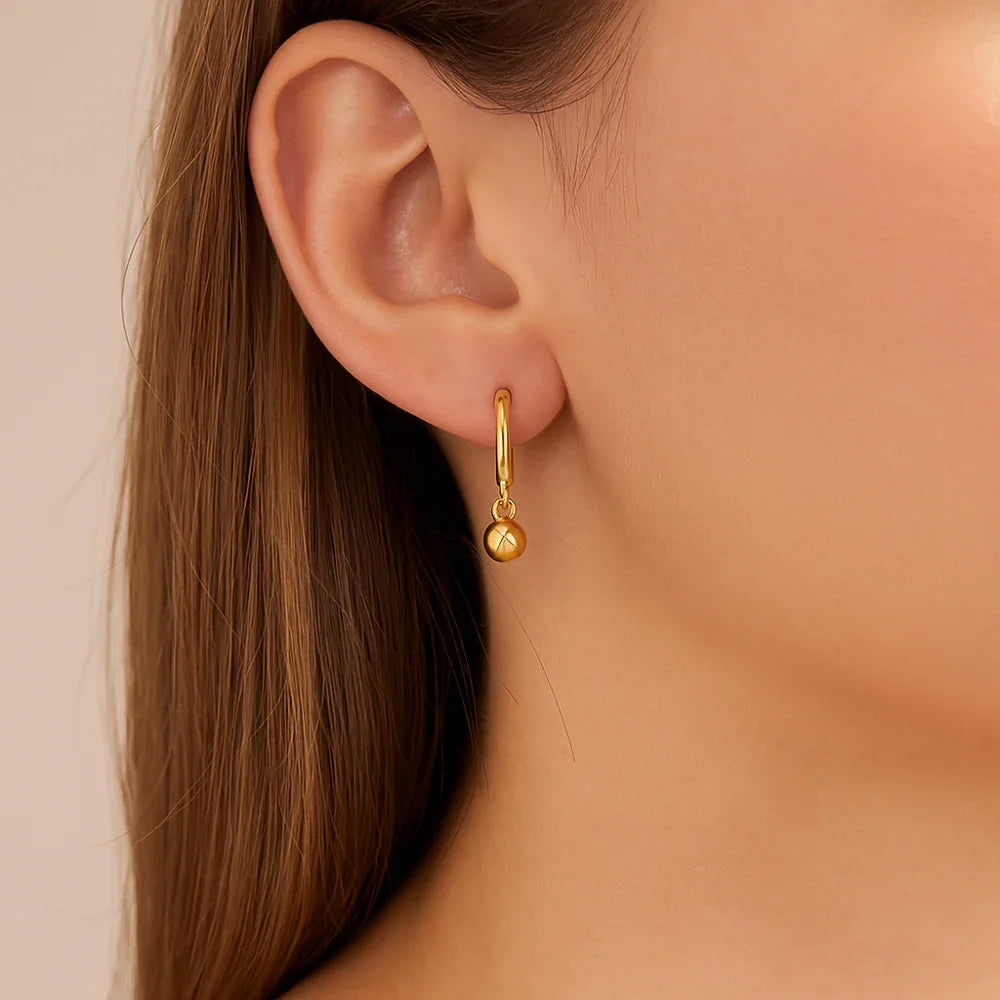 Brinco Argola com Esferas 5mm Rommanel em Ouro 18K – Design Sofisticado e Feminino - Joias Rommanel | YouBeauty - Brincos, Colares e Anéis com Frete Grátis