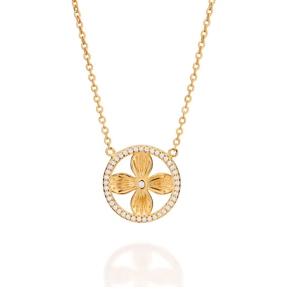 Gargantilha Boho Banhada a Ouro 18k Com Zircônias Coleção Ana Hickmann