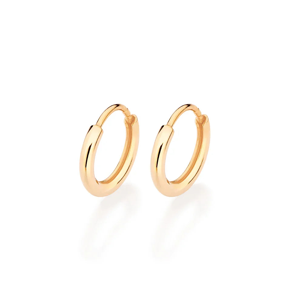 Brinco Argola Pequena Rommanel Banhado a Ouro 18K – Design Clássico e Elegante - Joias Rommanel | YouBeauty - Brincos, Colares e Anéis com Frete Grátis