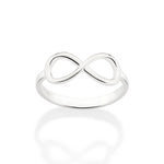 Anel Skinny Rommanel com Símbolo do Infinito em Prata – Design Minimalista e Elegante - Joias Rommanel | YouBeauty - Brincos, Colares e Anéis com Frete Grátis