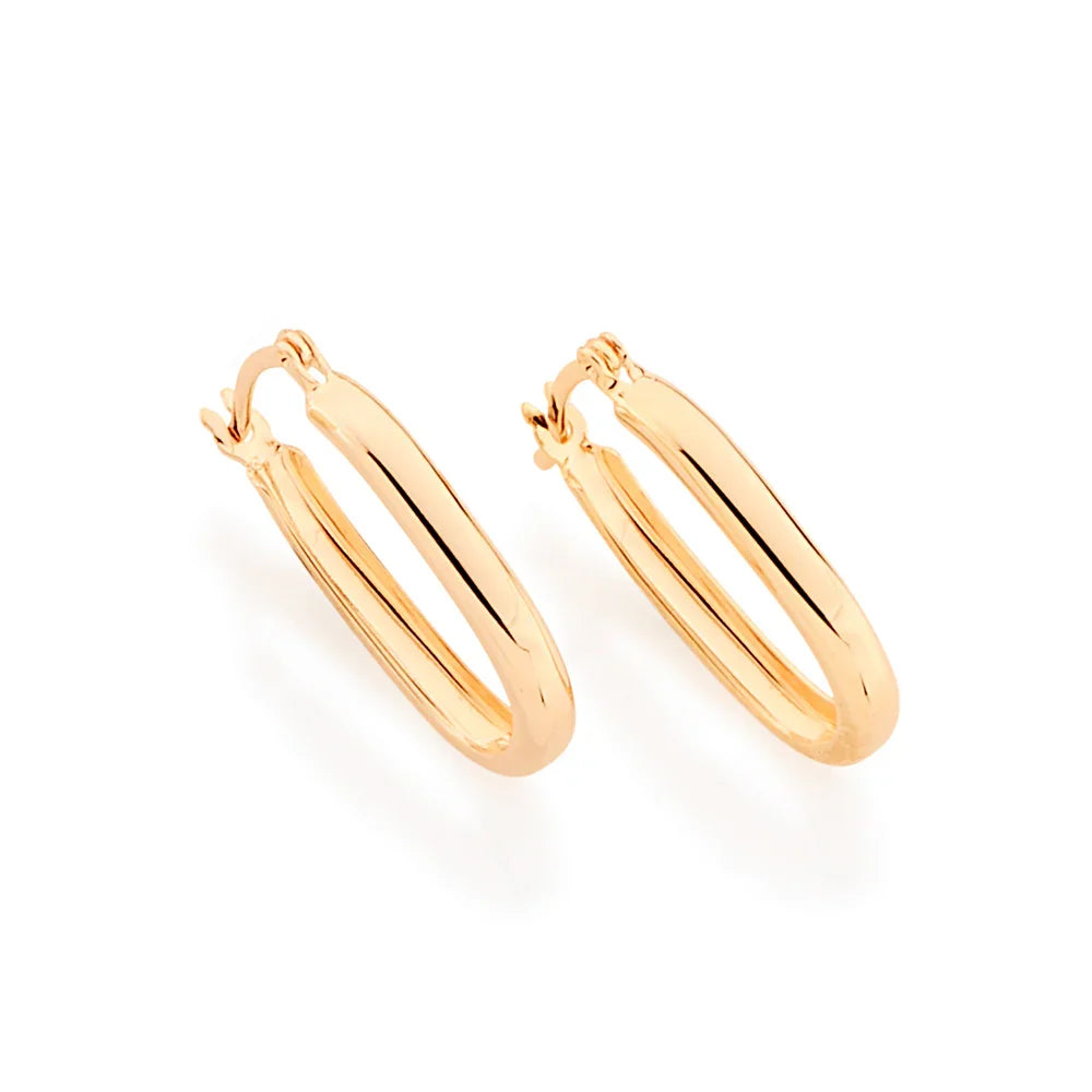 Brinco Argola Oval Médio Rommanel com Banho de Ouro 18K – Design Clássico e Sofisticado - Joias Rommanel | YouBeauty - Brincos, Colares e Anéis com Frete Grátis