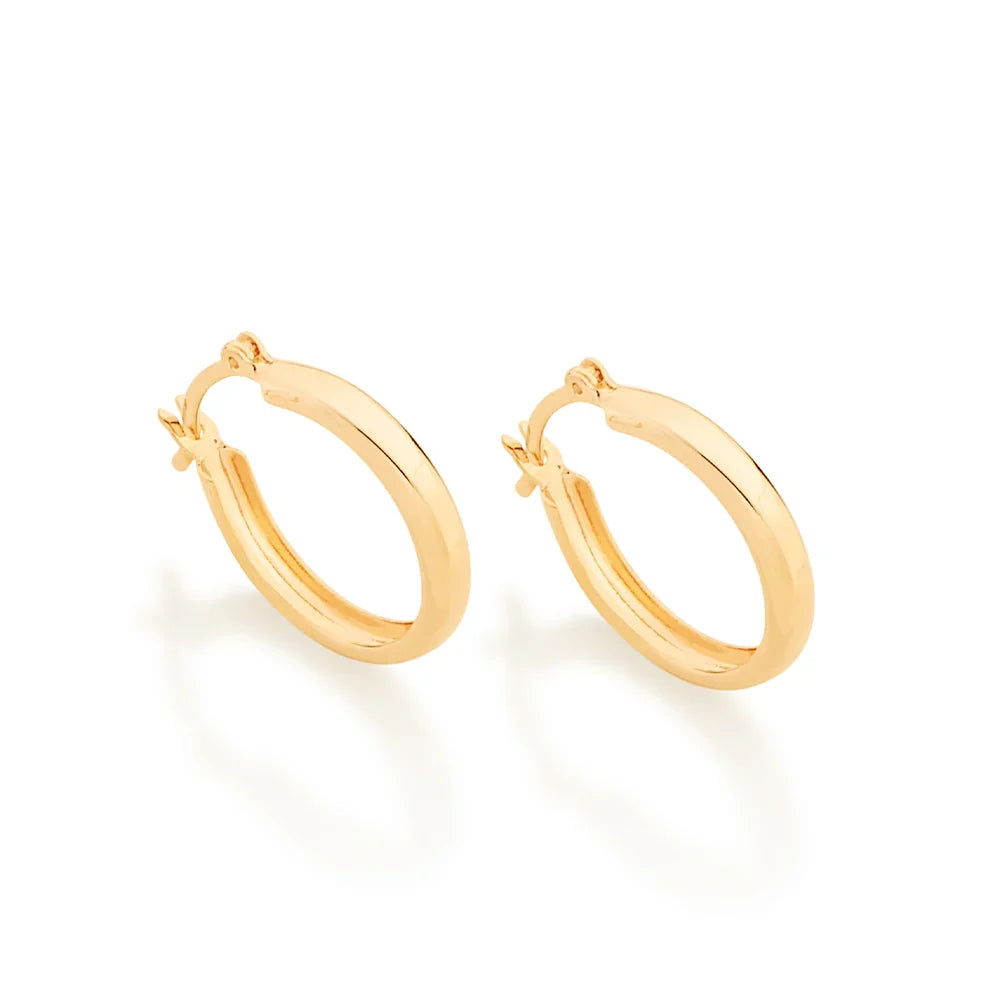 Brinco Argola Lisa 1,6 cm Rommanel em Ouro 18K – Design Clássico e Elegante - Joias Rommanel | YouBeauty - Brincos, Colares e Anéis com Frete Grátis