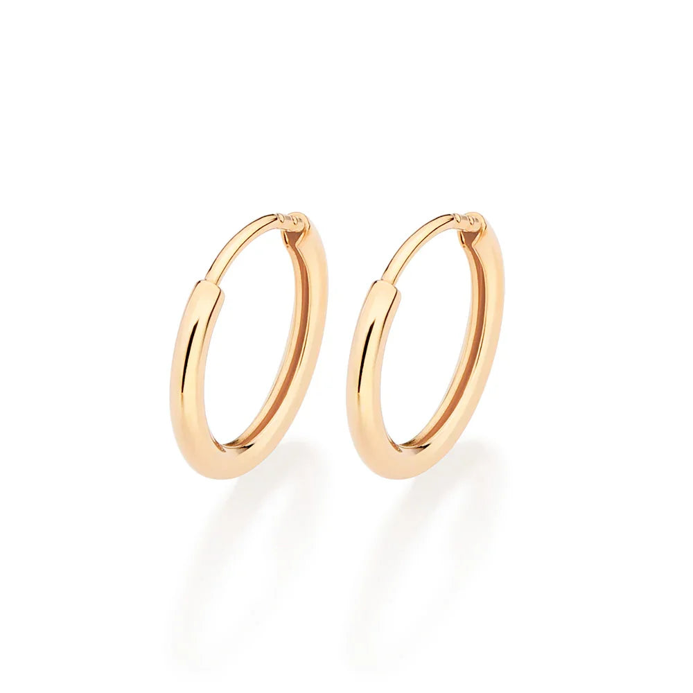 Brinco Argola 1,3 cm Rommanel Banhado a Ouro 18K – Design Clássico e Elegante - Joias Rommanel | YouBeauty - Brincos, Colares e Anéis com Frete Grátis