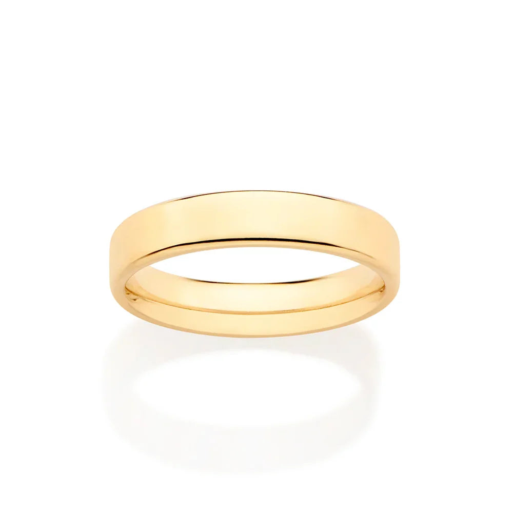 Aliança Lisa Rommanel em Banho Ouro 18K – Design Clássico e Sofisticado - Joias Rommanel | YouBeauty - Brincos, Colares e Anéis com Frete Grátis
