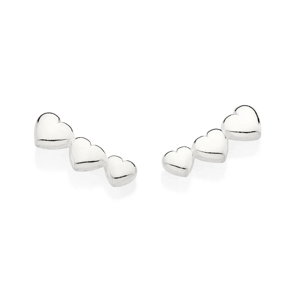 Brinco com 6 Corações Abaulados em Prata Rommanel – Design Exclusivo Ana Hickmann - Joias Rommanel | YouBeauty - Brincos, Colares e Anéis com Frete Grátis