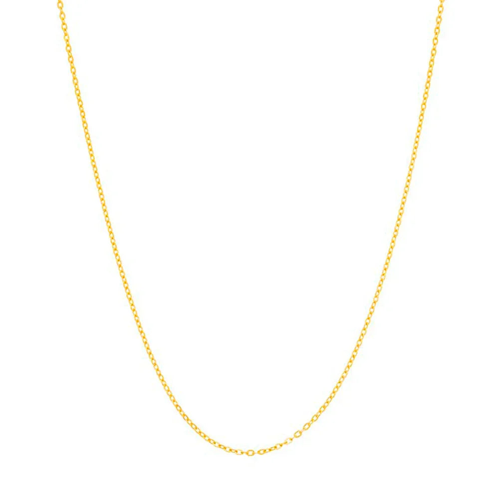 Cordão Gargantilha Rommanel Elo Cadeado Batido em Ouro 18K – Fio 0,40 mm, 42 cm - Joias Rommanel | YouBeauty - Brincos, Colares e Anéis com Frete Grátis