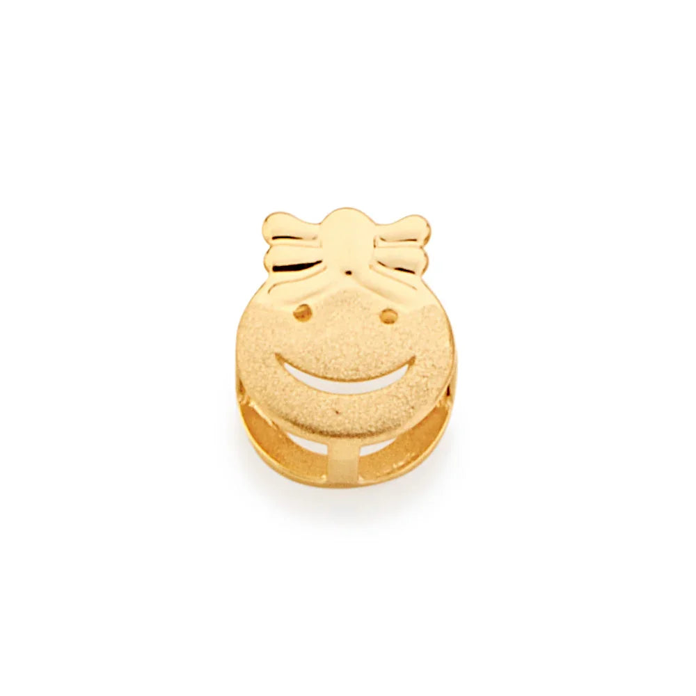 Pingente Rommanel Formato Rosto de Menina em Ouro 18K – Trabalho Acetinado com Laço Liso - Joias Rommanel | YouBeauty - Brincos, Colares e Anéis com Frete Grátis