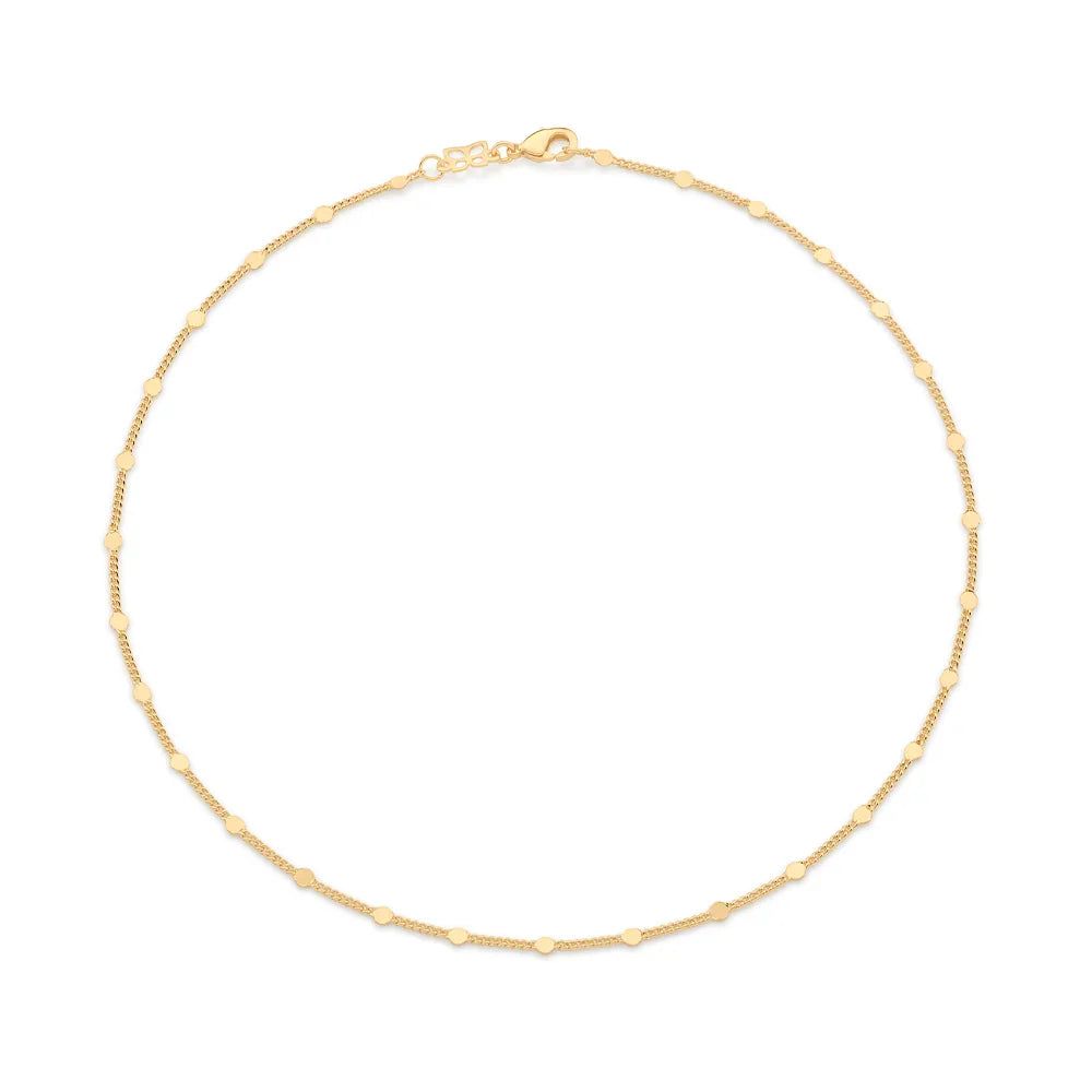 Gargantilha Rommanel com Corrente Elo Groumet Diamantado em Ouro 18K – Design Intercalado Sofisticado - Joias Rommanel | YouBeauty - Brincos, Colares e Anéis com Frete Grátis