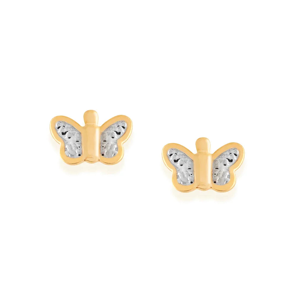 Brinco Borboleta Delicado Rommanel em Ouro 18K com Banho de Rhodium – Acabamento Premium - Joias Rommanel | YouBeauty - Brincos, Colares e Anéis com Frete Grátis