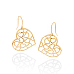 Brinco Coração Vazado Rommanel em Banho Ouro 18K – Design Romântico e Delicado - Joias Rommanel | YouBeauty - Brincos, Colares e Anéis com Frete Grátis