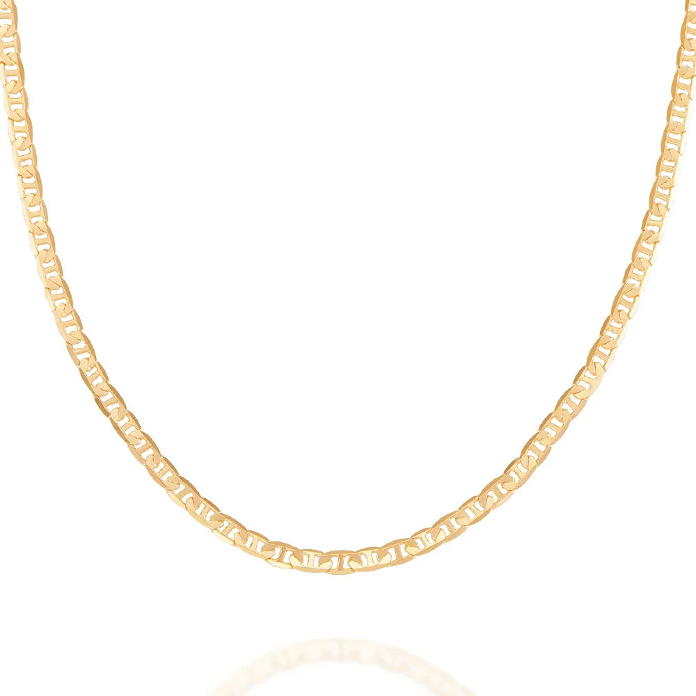 Cordão Rommanel Elo Longo Diamantado com Pino Central – 60 cm Banho Ouro 18K - Joias Rommanel | YouBeauty - Brincos, Colares e Anéis com Frete Grátis