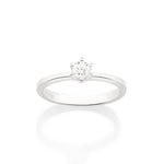 Anel Solitário Rommanel com Zircônia 4mm em Prata – Design Clássico e Elegante - Joias Rommanel | YouBeauty - Brincos, Colares e Anéis com Frete Grátis