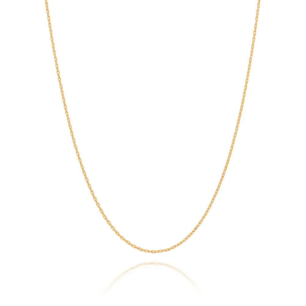 Gargantilha Rommanel Fio 0,20 com Cadeado em Banho Ouro 18K – Elegância e Resistência 42cm - Joias Rommanel | YouBeauty - Brincos, Colares e Anéis com Frete Grátis