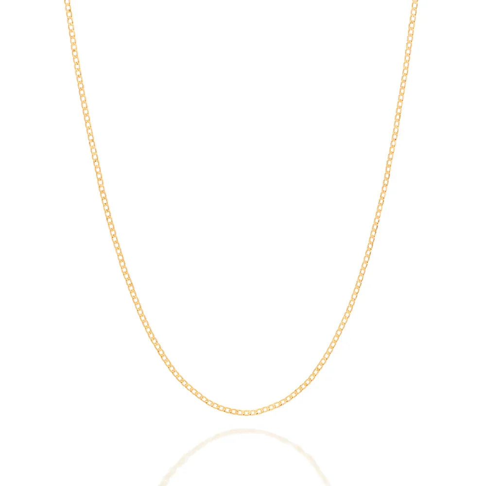 Cordão Rommanel Elo 1x1 mm Diamantado em Ouro 18K – Fino e Sofisticado 60 cm - Joias Rommanel | YouBeauty - Brincos, Colares e Anéis com Frete Grátis