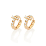 Brinco Argola Rommanel com Cruz Cravejada de Zircônias em Ouro 18K – Design Delicado e Elegante - Joias Rommanel | YouBeauty - Brincos, Colares e Anéis com Frete Grátis