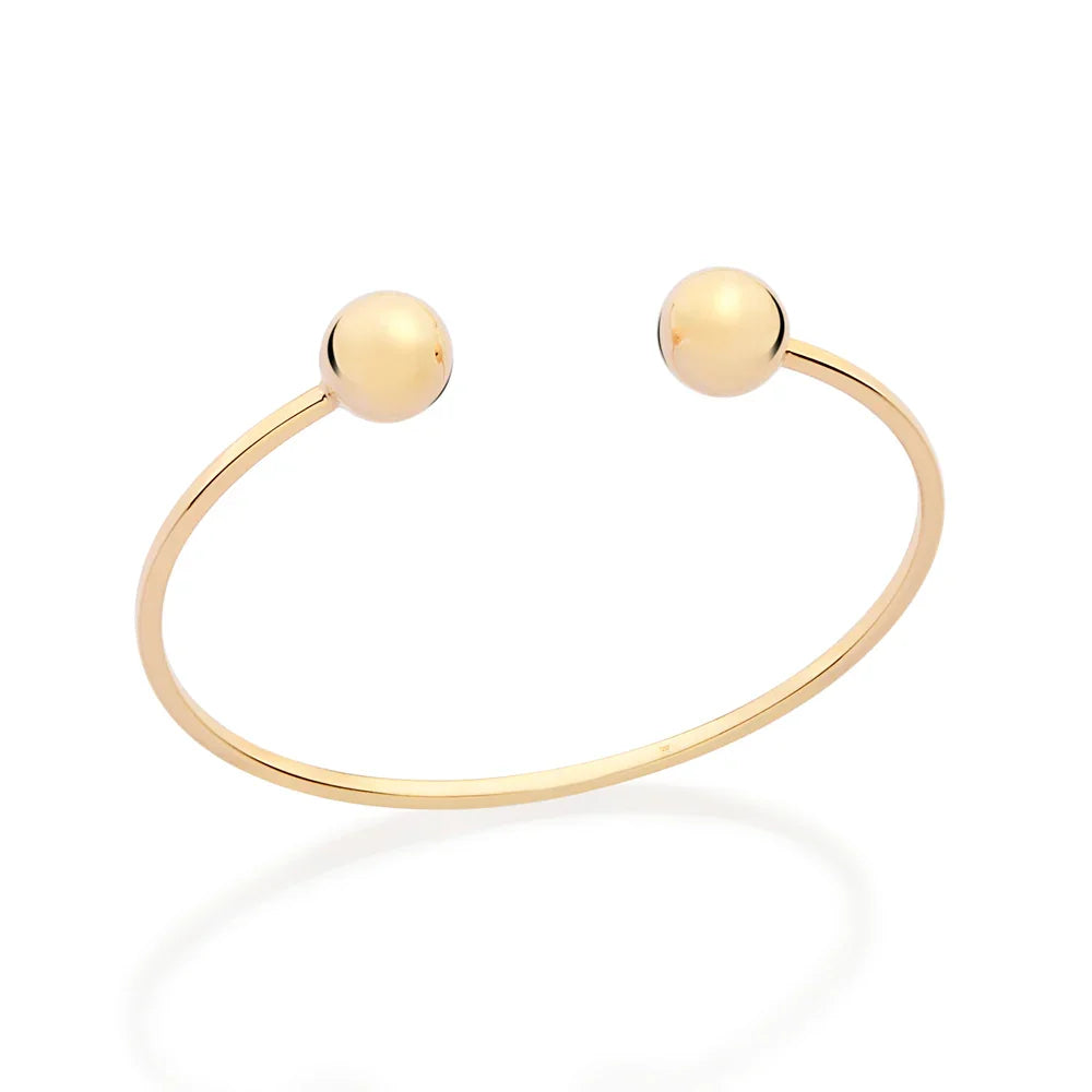 Bracelete com Esferas 10mm Rommanel em Banho Ouro 18K – Coleção Ana Hickmann Exclusiva - Joias Rommanel | YouBeauty - Brincos, Colares e Anéis com Frete Grátis