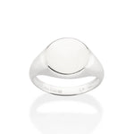 Anel Sinete Redondo Rommanel em Prata – Design Clássico Exclusivo - Joias Rommanel | YouBeauty - Brincos, Colares e Anéis com Frete Grátis