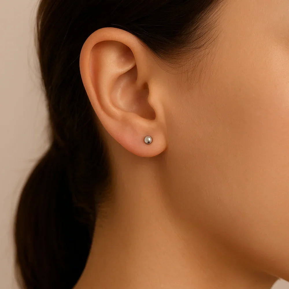 Brinco Bola Pequeno 3mm Rommanel em Prata – Design Clássico e Elegante - Joias Rommanel | YouBeauty - Brincos, Colares e Anéis com Frete Grátis