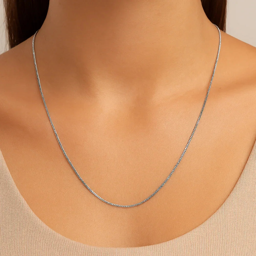 Cordão Elo Groumet Diamantado Rommanel Fio 0,35 mm – 60 cm de Comprimento - Joias Rommanel | YouBeauty - Brincos, Colares e Anéis com Frete Grátis