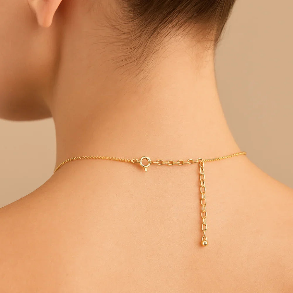 Extensor Rommanel em Fio Elo Laminado com Fecho Redondo – 7 cm