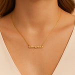 Gargantilha Rommanel com Pingente "Abençoada" em Fio Elos 50cm Ajustável – Design Delicado - Joias Rommanel | YouBeauty - Brincos, Colares e Anéis com Frete Grátis