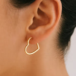 Kit Brinco Rommanel de Argola Coração Vazado em Ouro 18k – Tamanhos Pequeno, Médio e Grande - Joias Rommanel | YouBeauty - Brincos, Colares e Anéis com Frete Grátis