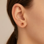 Kit Brinco Semaninha Rommanel com Cristais Coloridos em Banho Ouro 18K – 7 Pares com Significados Especiais - Joias Rommanel | YouBeauty - Brincos, Colares e Anéis com Frete Grátis