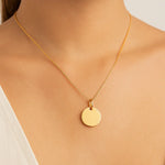 Pingente Medalha Lisa Personalizável Rommanel em Ouro 18K – Design Clássico e Versátil - Joias Rommanel | YouBeauty - Brincos, Colares e Anéis com Frete Grátis