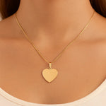 Pingente Rommanel em Formato de Coração Personalizável – Banho Ouro 18K, 3,2x2,5cm - Joias Rommanel | YouBeauty - Brincos, Colares e Anéis com Frete Grátis