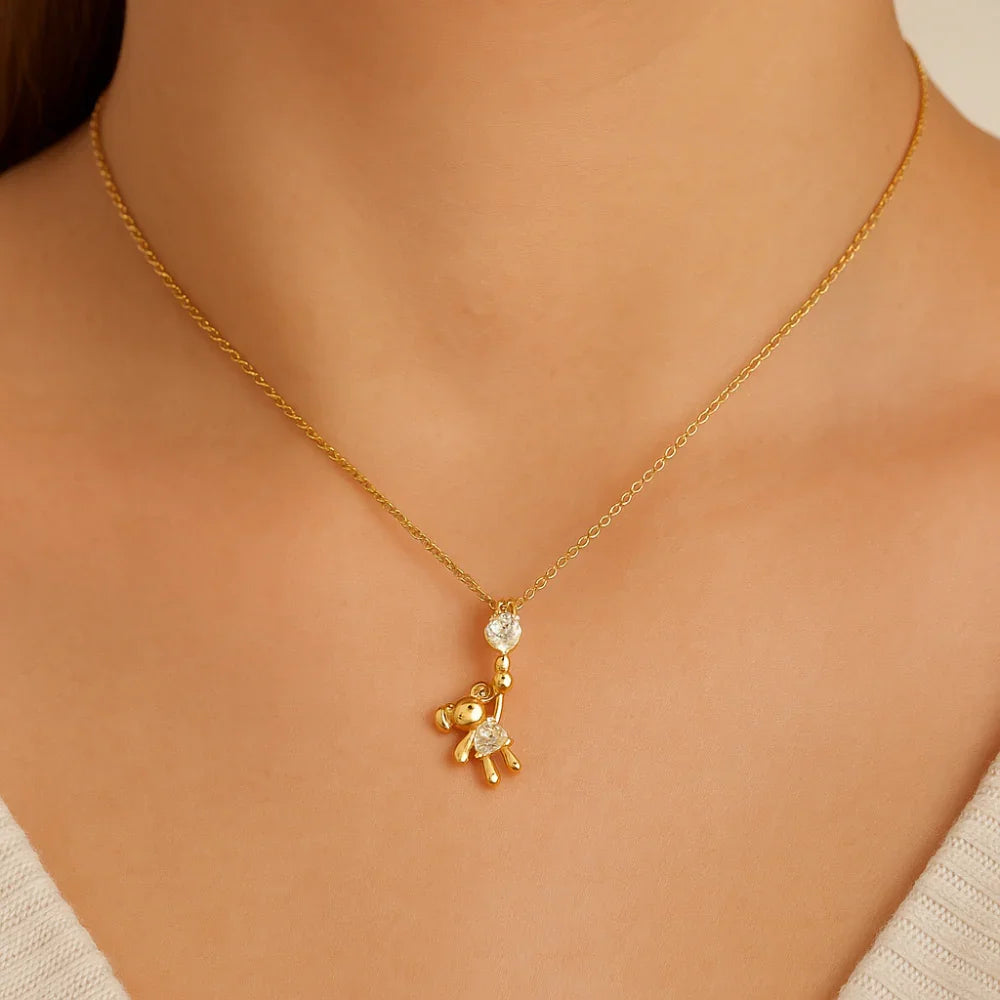 Pingente Menina Rommanel com Zircônias em Ouro 18K – Design Delicado e Brilhante - Joias Rommanel | YouBeauty - Brincos, Colares e Anéis com Frete Grátis