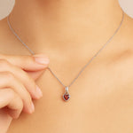 Pingente Solitário Rommanel com Zircônia Coração 4x4mm em Prata – Design Delicado e Elegante - Joias Rommanel | YouBeauty - Brincos, Colares e Anéis com Frete Grátis