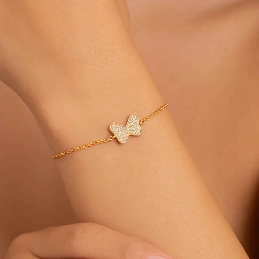 Pulseira Laço Cravejada com 59 Zircônias Rommanel em Ouro 18K – Coleção Disney Exclusiva - Joias Rommanel | YouBeauty - Brincos, Colares e Anéis com Frete Grátis