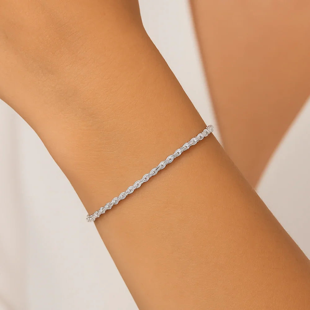 Pulseira Fio Baiano Rommanel em Prata 1,4 mm – Elegância e Delicadeza - Joias Rommanel | YouBeauty - Brincos, Colares e Anéis com Frete Grátis