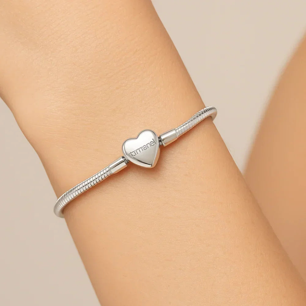 Pulseira Rommanel Corrente Rabo de Rato com Fecho Coração – Design Delicado e Elegante - Joias Rommanel | YouBeauty - Brincos, Colares e Anéis com Frete Grátis