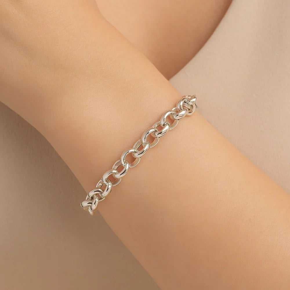 Pulseira Rommanel em Corrente Elo Português Fio 1,20 mm – Design Clássico e Sofisticado - Joias Rommanel | YouBeauty - Brincos, Colares e Anéis com Frete Grátis