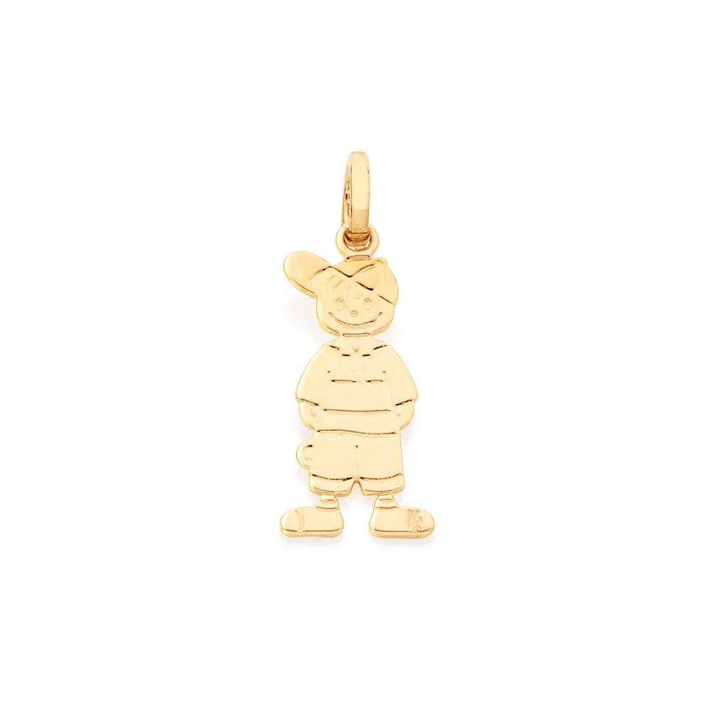 Pingente Menino Rommanel em Ouro 18K – Modelo Delicado Medindo 1,9 cm - Joias Rommanel | YouBeauty - Brincos, Colares e Anéis com Frete Grátis