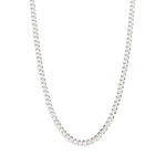 Cordão Elo Groumet Batido Rommanel em Prata 50 cm – Design Clássico e Sofisticado - Joias Rommanel | YouBeauty - Brincos, Colares e Anéis com Frete Grátis