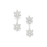 Brinco Flores Rommanel com Zircônias em Prata – Design Delicado e Brilhante - Joias Rommanel | YouBeauty - Brincos, Colares e Anéis com Frete Grátis