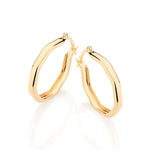 Brinco Argola Octagonal 2,5 cm Rommanel em Ouro 18K – Design Geométrico Sofisticado - Joias Rommanel | YouBeauty - Brincos, Colares e Anéis com Frete Grátis