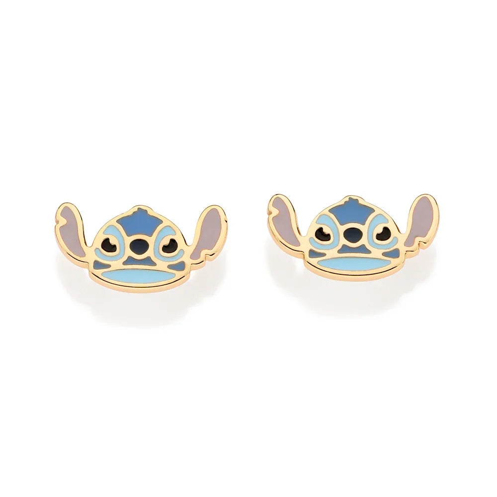 Brinco Rosto Stitch Rommanel com Resina em Ouro 18K – Joia Licenciada Disney - Joias Rommanel | YouBeauty - Brincos, Colares e Anéis com Frete Grátis