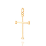 Pingente Cruz Rommanel com Pontas Retangulares em Ouro 18K – Design Sofisticado - Joias Rommanel | YouBeauty - Brincos, Colares e Anéis com Frete Grátis