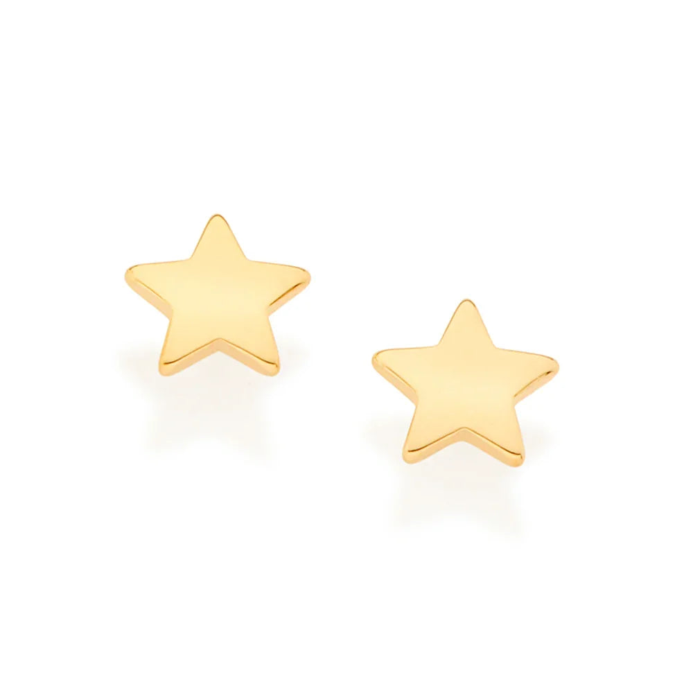 Brinco Segundo Furo Estrela Rommanel Banhado a Ouro 18K – Coleção Giovanna Antonelli - Joias Rommanel | YouBeauty - Brincos, Colares e Anéis com Frete Grátis