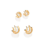 Kit Brinco Rommanel com Pérolas Sintéticas em Fios Entrelaçados – Design Delicado e Elegante - Joias Rommanel | YouBeauty - Brincos, Colares e Anéis com Frete Grátis