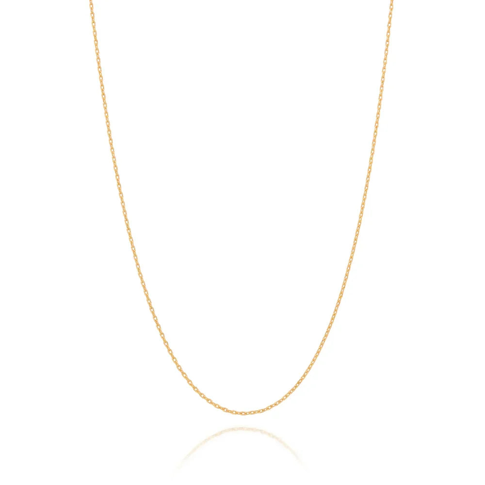 Cordão Cadeado Rommanel em Ouro 18K Com Fio 0,20 – Medida 50cm - Joias Rommanel | YouBeauty - Brincos, Colares e Anéis com Frete Grátis