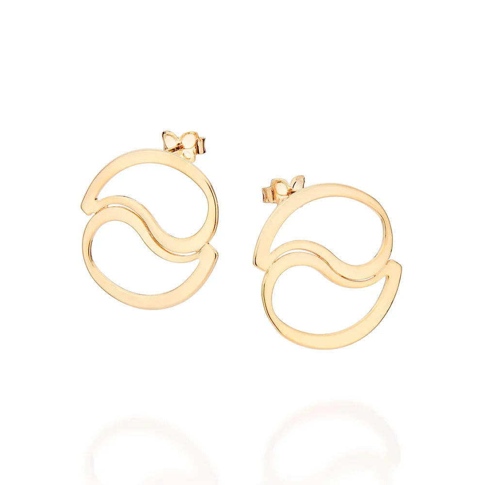 Brinco Quatro Gotas Vazadas Rommanel com Banho de Ouro 18K – Design Exclusivo Ana Hickmann - Joias Rommanel | YouBeauty - Brincos, Colares e Anéis com Frete Grátis