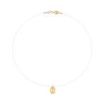 Gargantilha Rommanel com Pingente de Nossa Senhora Aparecida em Fio de Nylon – Design Religioso Elegante - Joias Rommanel | YouBeauty - Brincos, Colares e Anéis com Frete Grátis