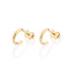 Brinco Meia Argola Trabalhado Rommanel Banhado a Ouro 18K – Design Elegante e Sofisticado - Joias Rommanel | YouBeauty - Brincos, Colares e Anéis com Frete Grátis