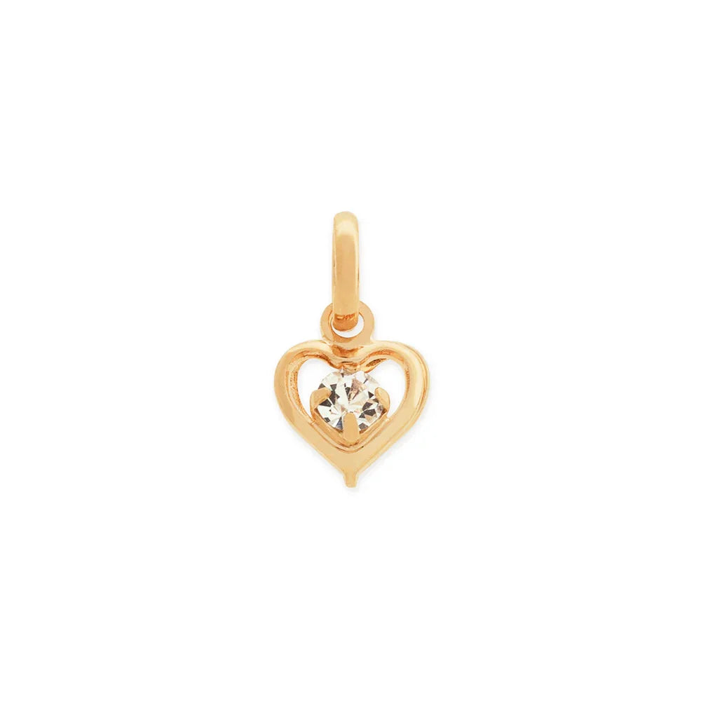 Pingente Rommanel Coração Vazado com Zircônia em Ouro 18K – Design Delicado 0,9 cm - Joias Rommanel | YouBeauty - Brincos, Colares e Anéis com Frete Grátis
