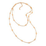 Gargantilha Dupla Rommanel com Folhas Vazadas em Ouro 18K – Ajustável 42 a 45 cm - Joias Rommanel | YouBeauty - Brincos, Colares e Anéis com Frete Grátis