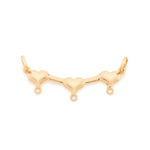 Pingente Canga Rommanel com Três Corações em Ouro 18K – Design Delicado e Sofisticado - Joias Rommanel | YouBeauty - Brincos, Colares e Anéis com Frete Grátis